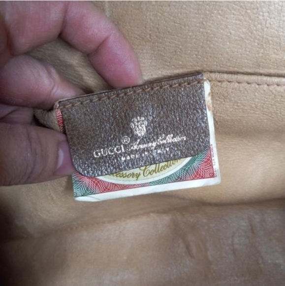 Authentic Vintage Gucci GG Monogram Supreme Sherry Web Ophidia Clutch Bag - Picture 10 of 11